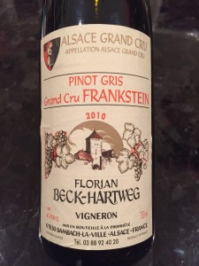 Beck-Hartweg Pinot Gris '10