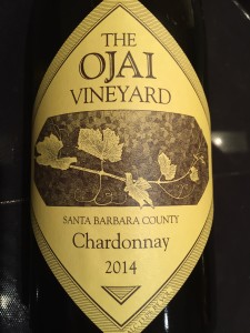 Ojai Vineyard Chardonnay 2014.