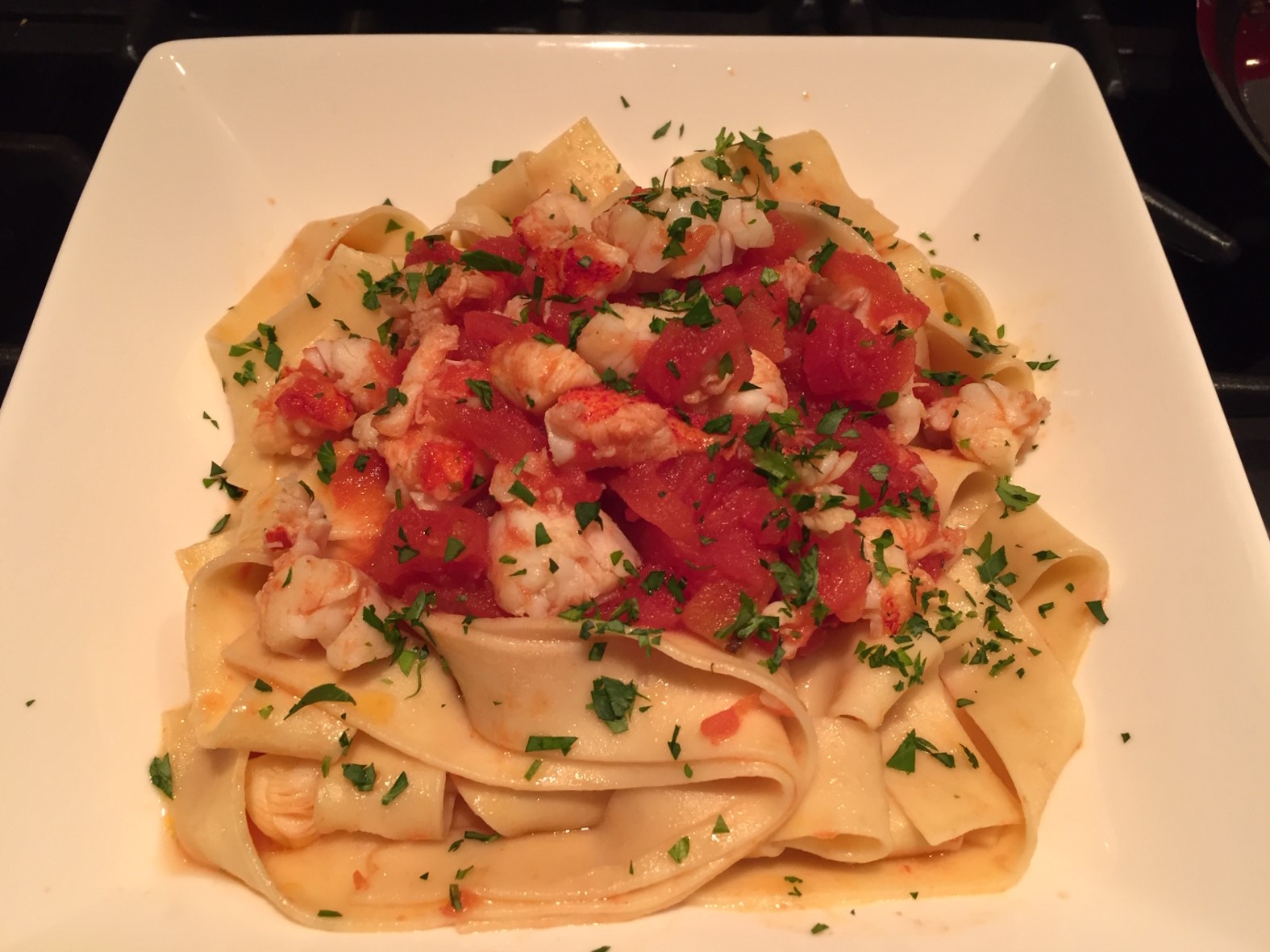 Lobster Pasta with Tomato